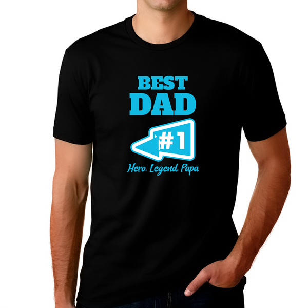 Daddy Shirt #1 Dad Shirt for Men Dad Shirts Fathers Day Shirt Gifts for Dads