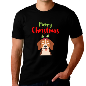 Funny Dog Plus Size Christmas Shirts for Men Plus Size Funny Christmas Dog Shirt Mens Christmas Shirt