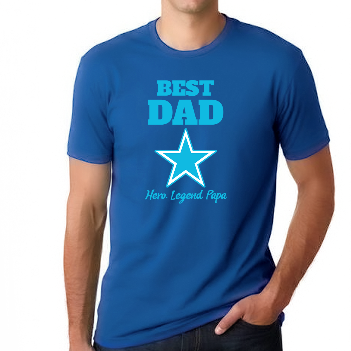 Best Dad Shirt Fathers Day Shirt Papa Shirt Star Best Dad Shirt Fathers Day Gifts