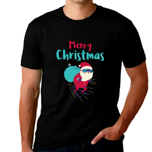 Funny Mens Christmas Shirt Plus Size Christmas PJs Funny Plus Size Christmas Shirts for Men Plus Size