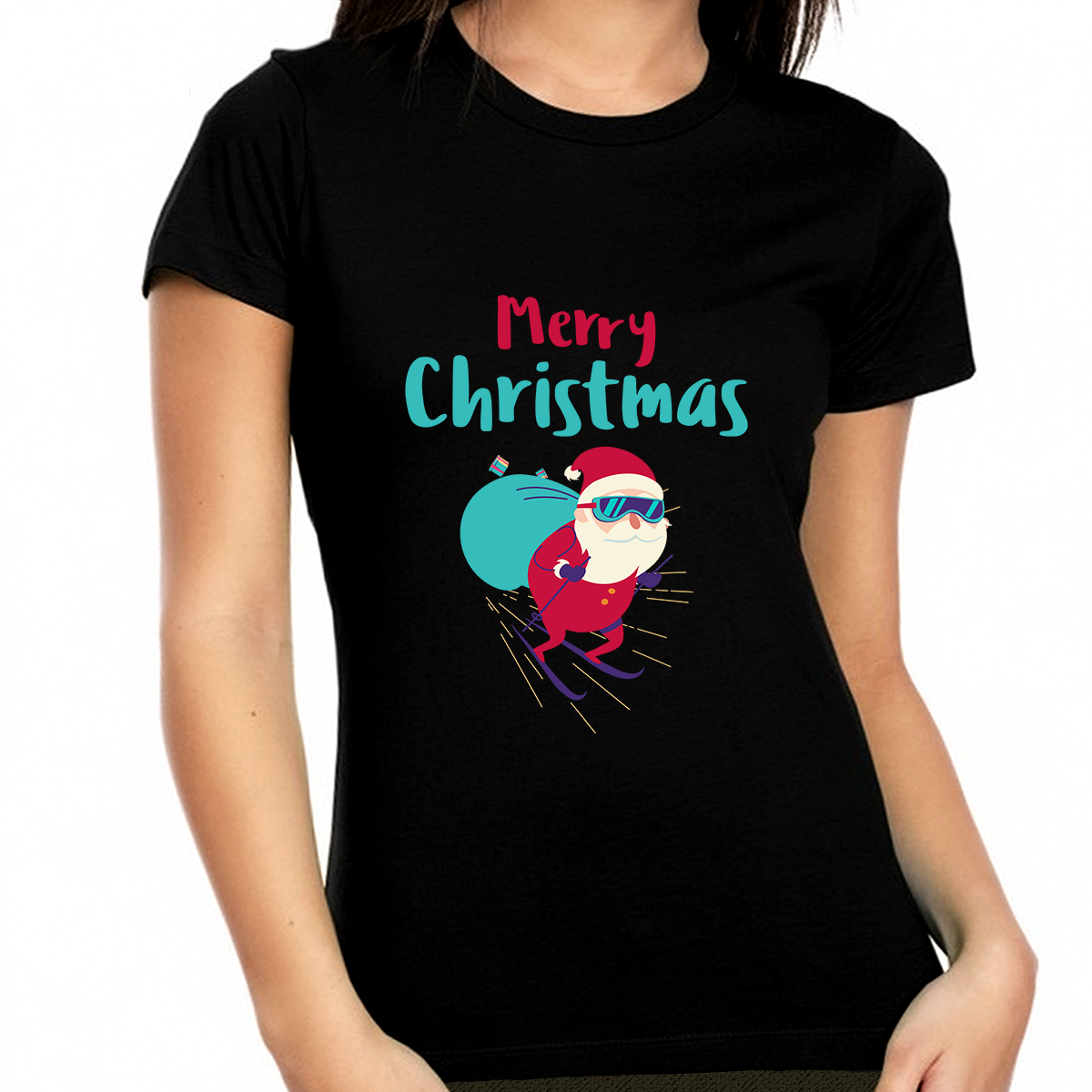 Funny Womens Christmas Shirt Christmas PJs Funny Christmas Shirts for Women Christmas Gifts for Women