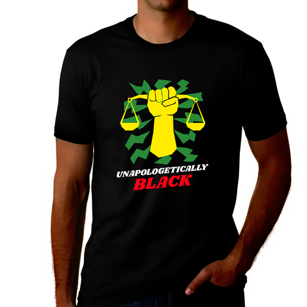 Juneteenth T-shirt for Men Freedom Day Mens Black Pride Tee