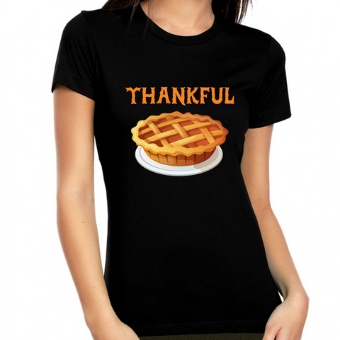 Funny Thanksgiving Shirts for Women Thanksgiving Gifts Fall Tops for Women Fall Pie Thanksgiving Shirt