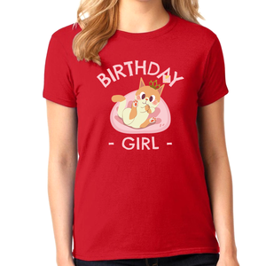 Birthday Girl Shirt Youth Toddler Birthday Shirt Cute Cat Birthday Shirts Birthday Girl Gifts