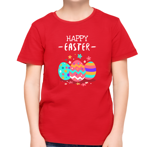 Easter Shirts for Boys Easter Boy Outfit Bunny Easter Eggs Shirts for Boys