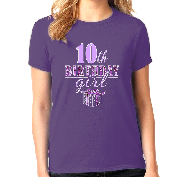 10th Birthday Shirt Girls Birthday Outfit 10 Year Old Girl 10th Birthday Gifts Cute Birthday Girl Shirt