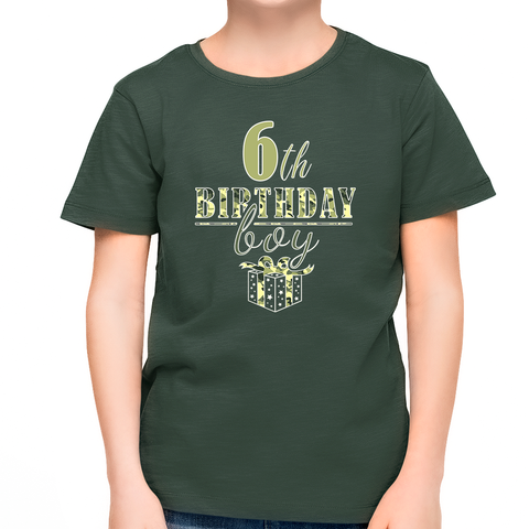 6th Birthday Shirt Boys Birthday Outfit Boy 6 Year Old Boy Birthday Shirt Army Camo Birthday Boy Shirt