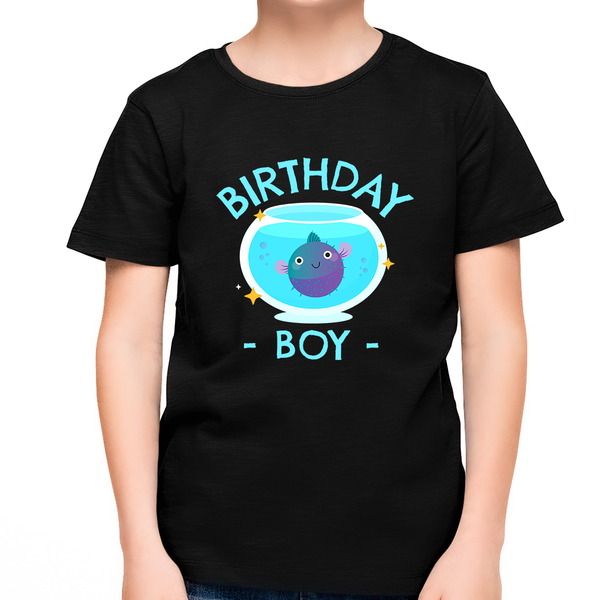 Birthday Boy Shirt Youth Toddler Birthday Shirt Fish Birthday Shirt Birthday Boy Gift