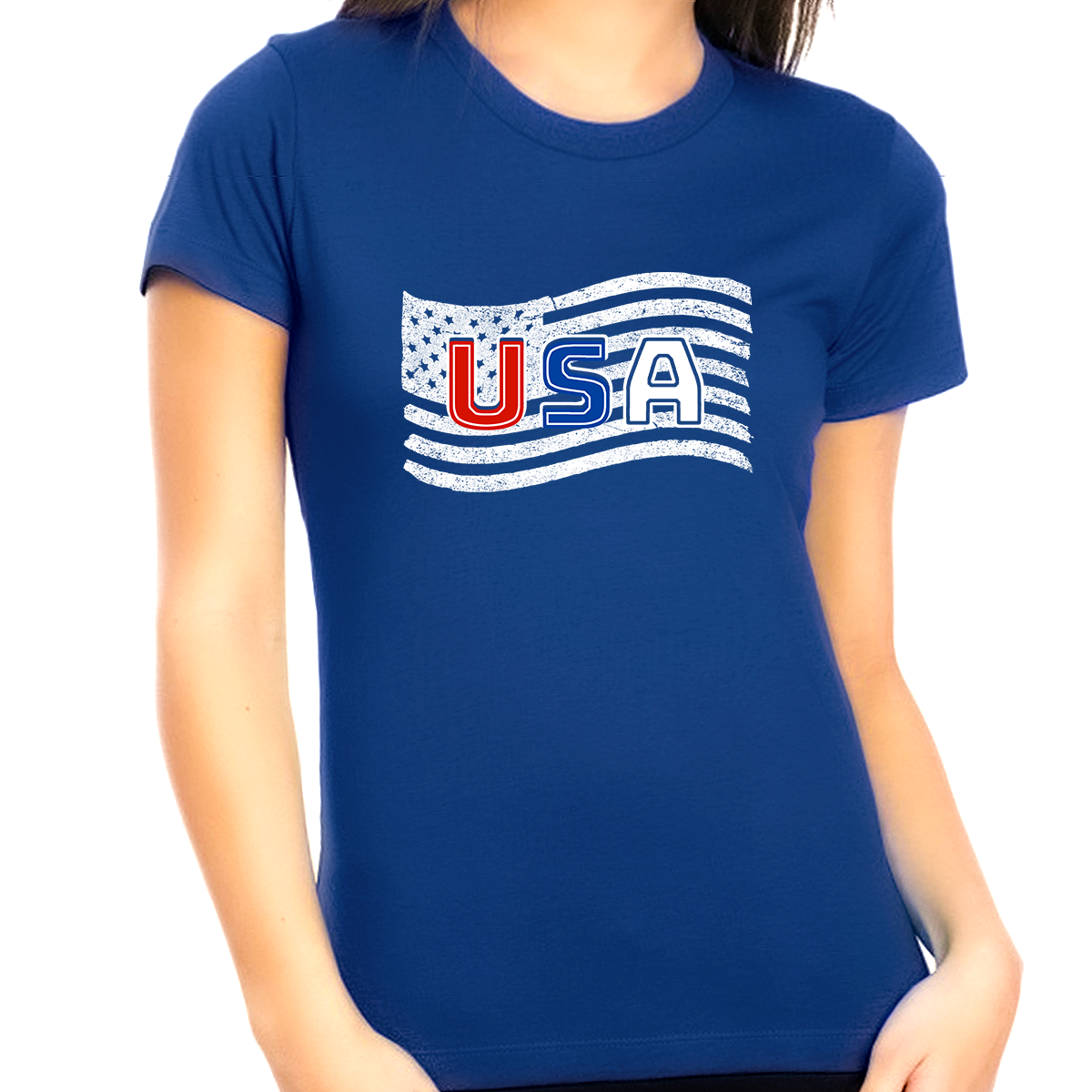 4th of July Shirt Patriotic Shirts USA Shirt American Flag Shirt Women 4th of July Shirts Women