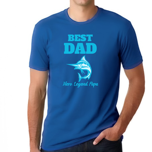 Papa Shirt Fathers Day Shirt Cool Fishing Shirt Fishing Dad Shirt Gifts for Dad from Daughter
