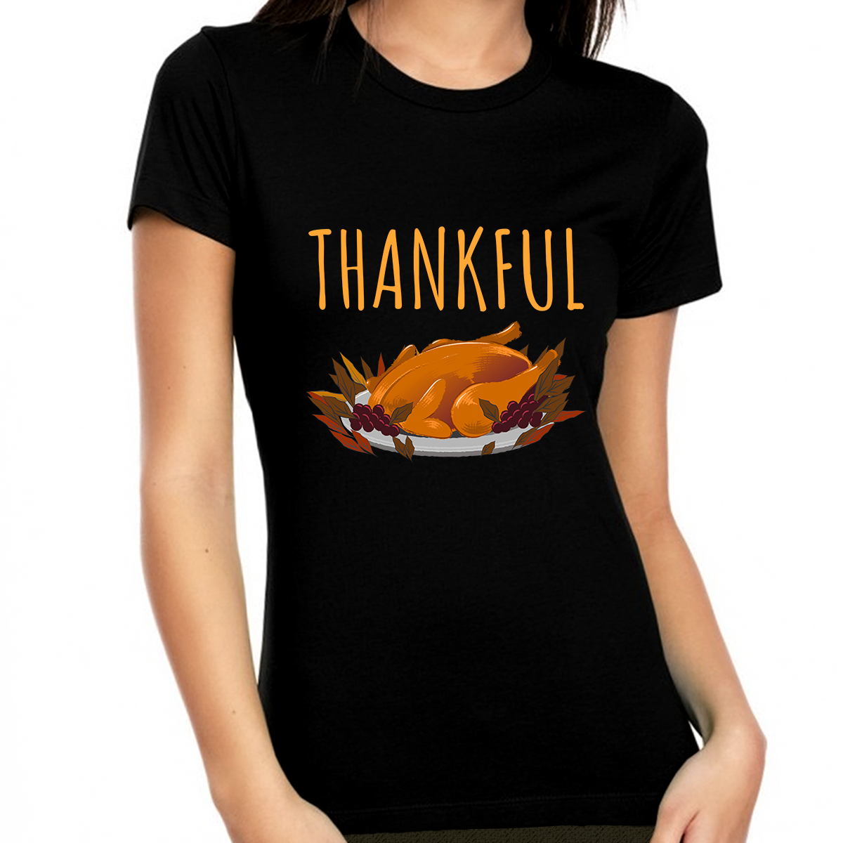 Womens Thanksgiving Shirt Turkey Shirt Thanksgiving Gifts Fall Shirts Women Thankful Shirts for Women