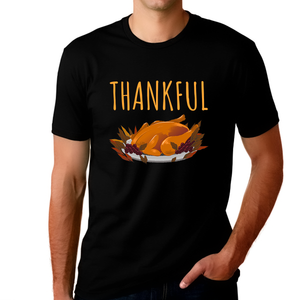 Mens Thanksgiving Shirt Funny Turkey Shirt Thanksgiving Gifts Fall Shirts Men Thankful Shirts for Men