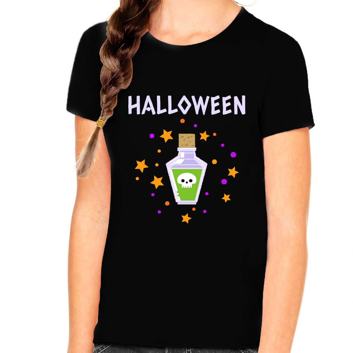 Halloween Poison Kids Halloween Shirt Skull Poison Halloween Shirts for Girls Halloween Shirts for Kids