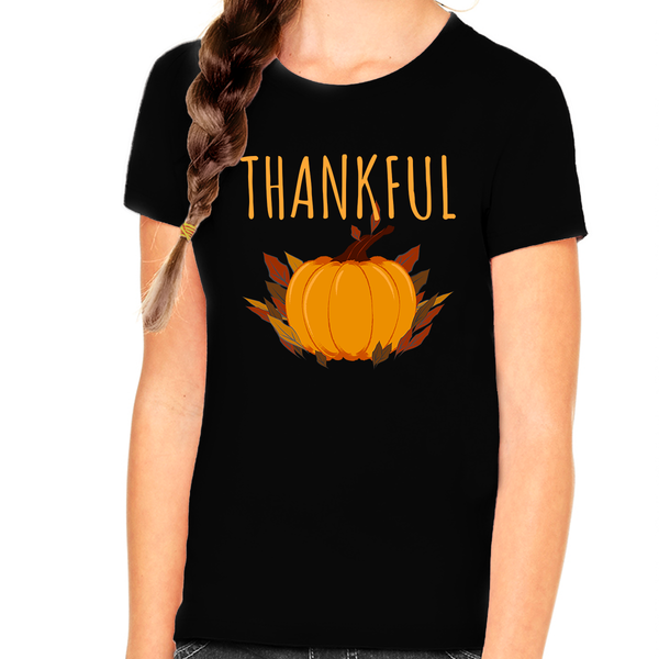 Girls Thanksgiving Shirt Cute Pumpkin Shirts Thanksgiving Shirts Kids Fall Tops Kids Thanksgiving Shirt