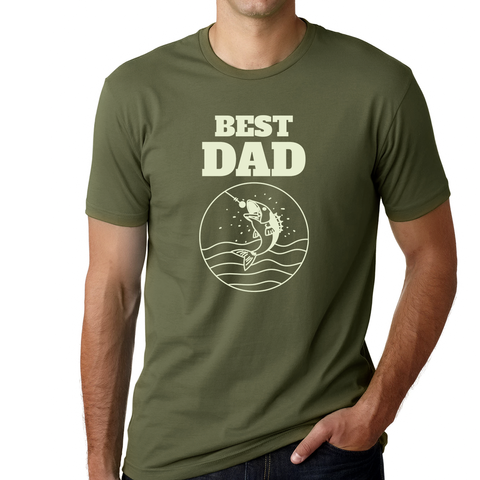 Fishing Shirts for Men Best Dad Shirt Papa Shirt Fathers Day Shirt Gifts for Dad from Daughter