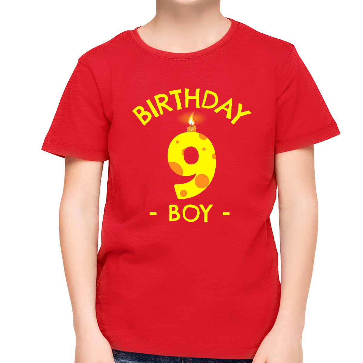 9th Birthday Candle 9th Birthday Boy Shirt 9 Year Old Boy 9th Birthday Shirts for Boys Birthday Gift