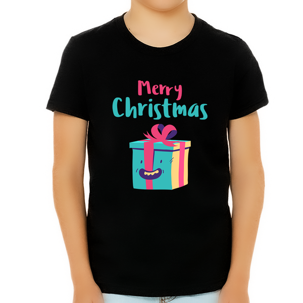 Cute Christmas Gift for Boys Kids Christmas Shirt Cute Christmas TShirts for Boys Funny Christmas Shirt