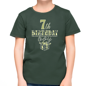 7th Birthday Shirt Boys Birthday Outfit Boy 7 Year Old Boy Birthday Shirt Army Camo Birthday Boy Shirt
