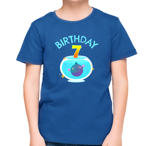 7th Birthday Boy 7 Year Old Boy 7th Birthday Shirt Boy 7th Birthday Outfit Cool Birthday Boy Shirt