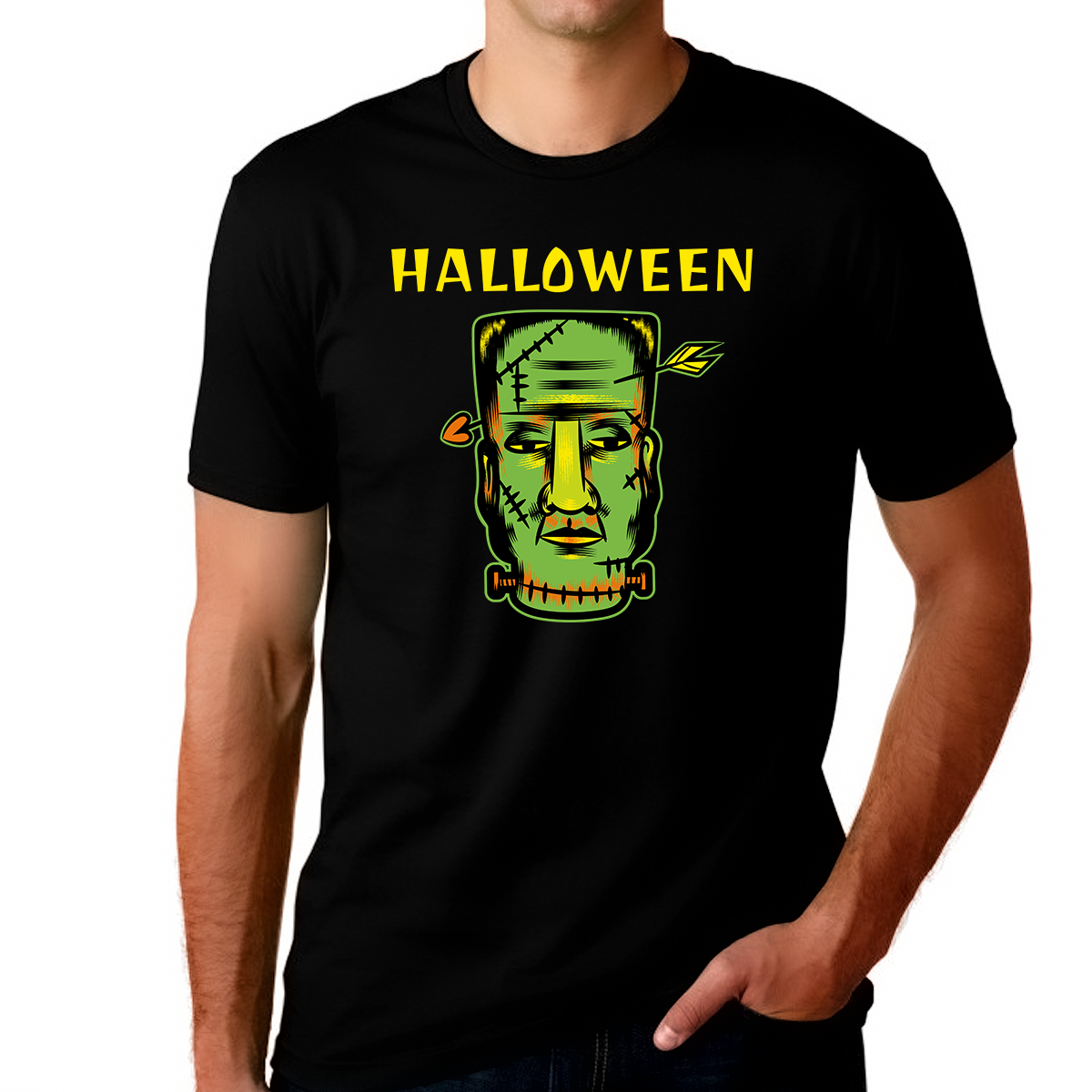 Frankenstein Funny Halloween T Shirts for Men Funny Halloween Tshirt Men Halloween Shirts for Men