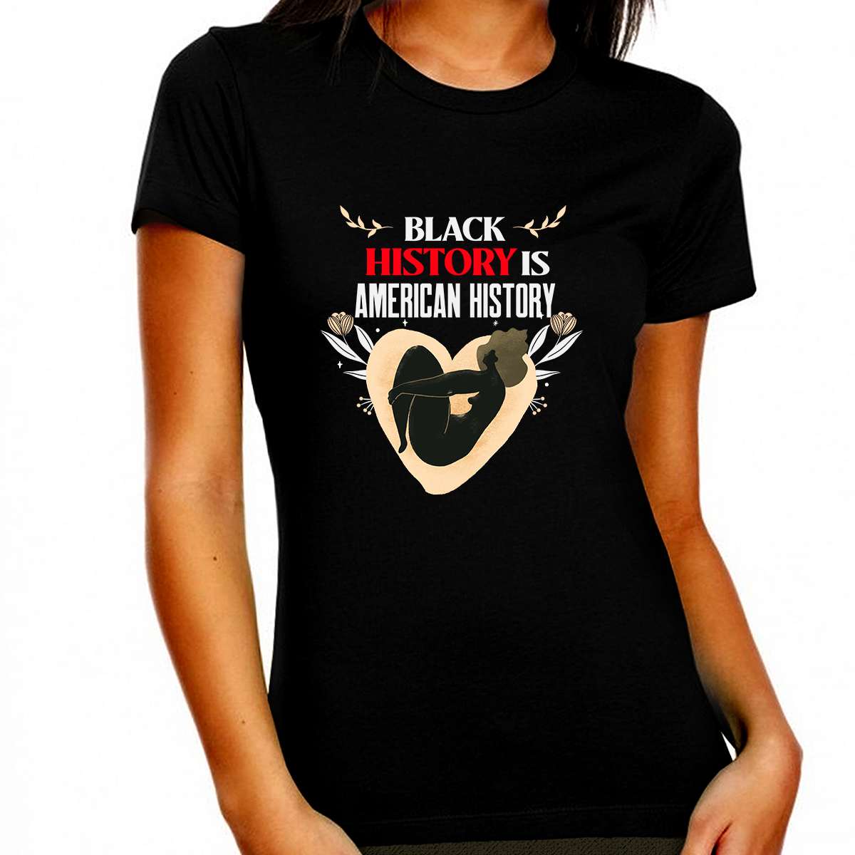 Black History Month Shirt for Women African American Shirts Black History T-Shirt