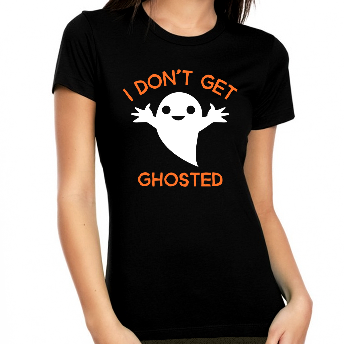 Funny Ghost Halloween Clothes for Women Halloween Shirts for Women Halloween Costumes for Women