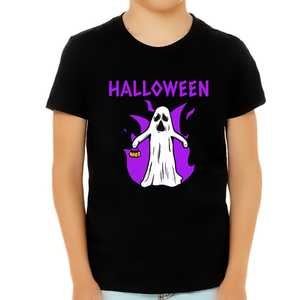 Purple Ghost Halloween Shirts for Boys Ghost Shirt Halloween Shirt for Boys Halloween Shirts for Kids
