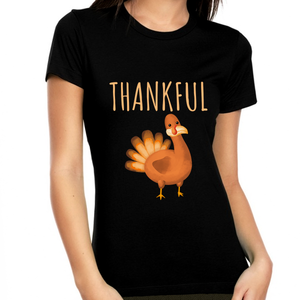 Funny Thanksgiving Shirts for Women Funny Thankful Shirts for Women Womens Fall Tops Funny Turkey Shirt