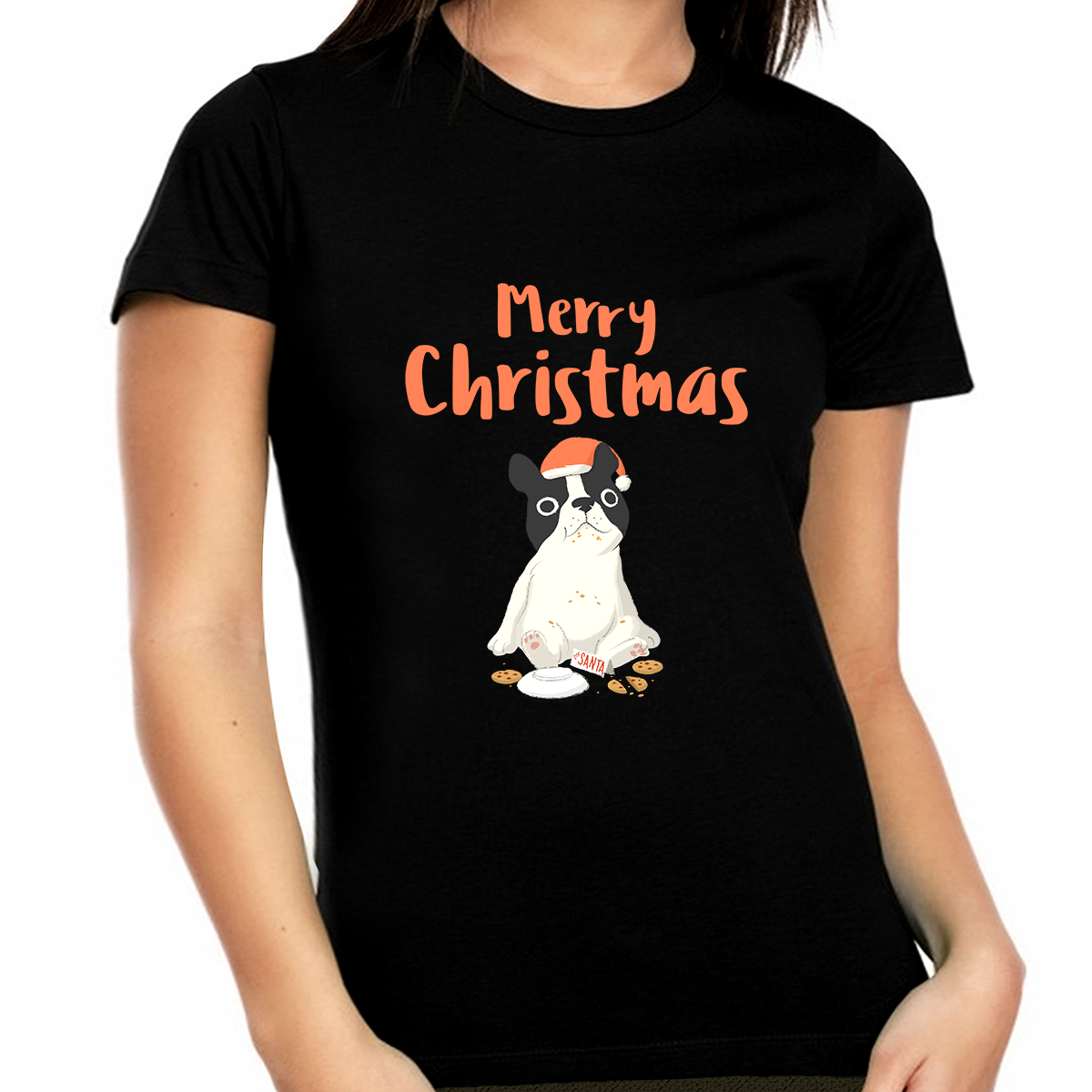 Funny Dog Plus Size Christmas Pajamas Funny Plus Size Christmas Shirts for Women Plus Size Christmas Shirt
