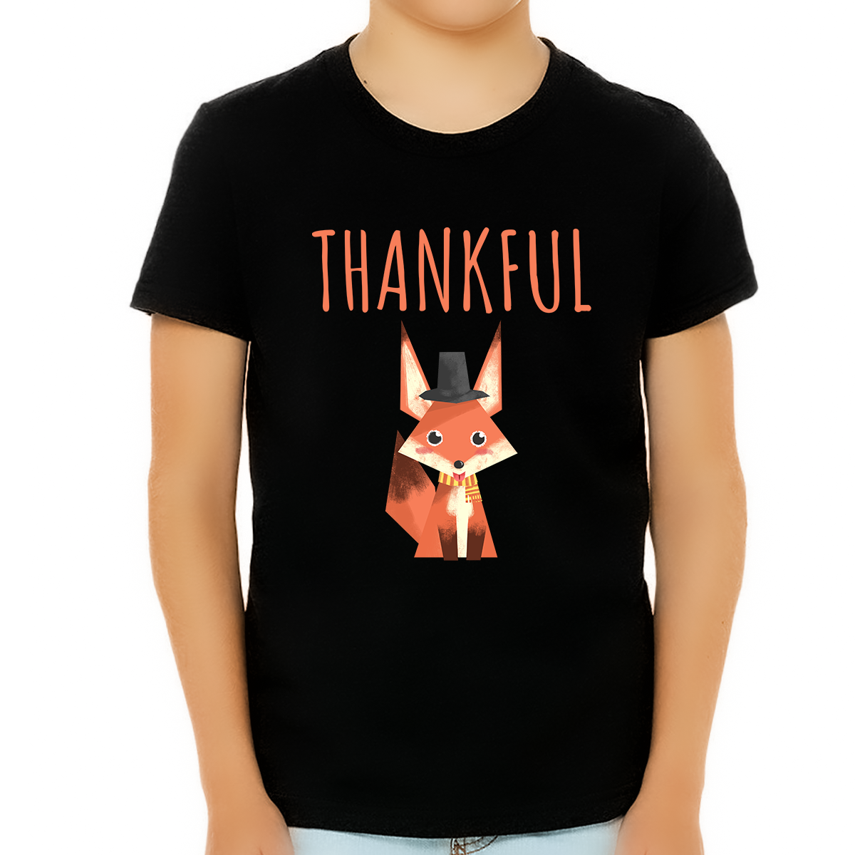 Funny Thanksgiving Shirts for Boys Thanksgiving Shirts for Kids Cute Fall Shirts for Kids Cute Fox Shirt