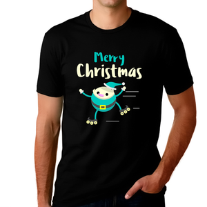Funny Elf Christmas T Shirts for Men Christmas TShirts for Men Christmas Pajamas Funny Christmas Shirt