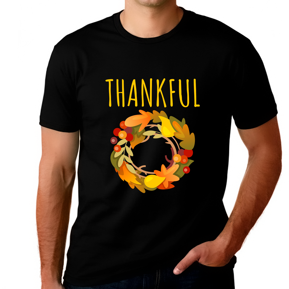 Big and Tall Thanksgiving Shirts for Men Fall Clothes for Men Fall Shirts for Men Thankful Shirts for Men