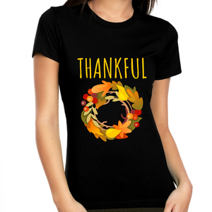 Thanksgiving Shirts for Women Cute Fall Clothes for Women Fall Tops for Women Thankful Shirts for Women