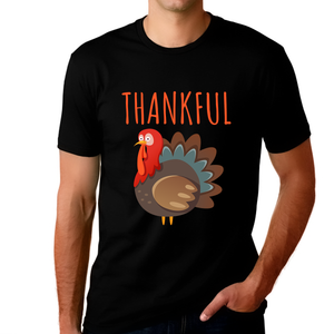 Mens Thanksgiving Shirt Turkey Shirt Mens Fall Shirts Funny Thanksgiving Shirts Thankful Shirts for Men