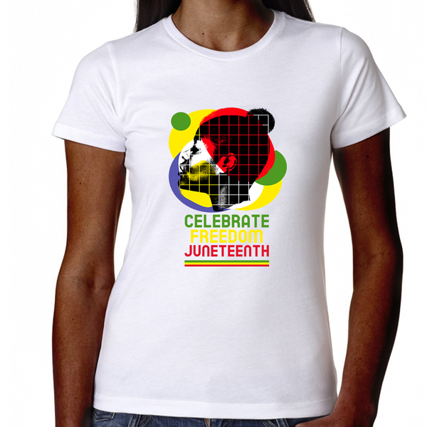 Juneteenth Black History T-shirt for Women Freedom Day Womens Black Pride Tee