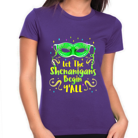 Mardi Gras Shirts Let The Shenanigans Begin Shirt Mardi Gras Shirt New Orleans Mardi Gras Outfit for Women