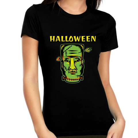 Funny Frankenstein Shirt Funny Halloween T Shirts for Women Halloween Shirts for Women Halloween Costumes for Women