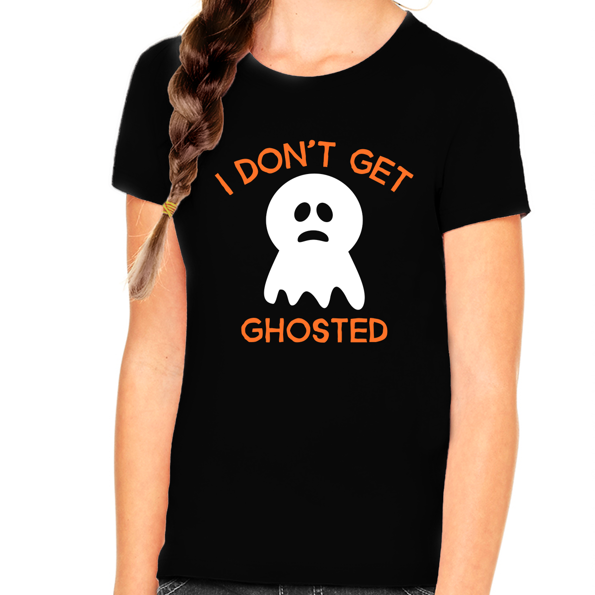 Funny Ghost Shirt Halloween Tshirts Girls Halloween Tops Ghost Girls Halloween Shirt Kids Halloween Shirt