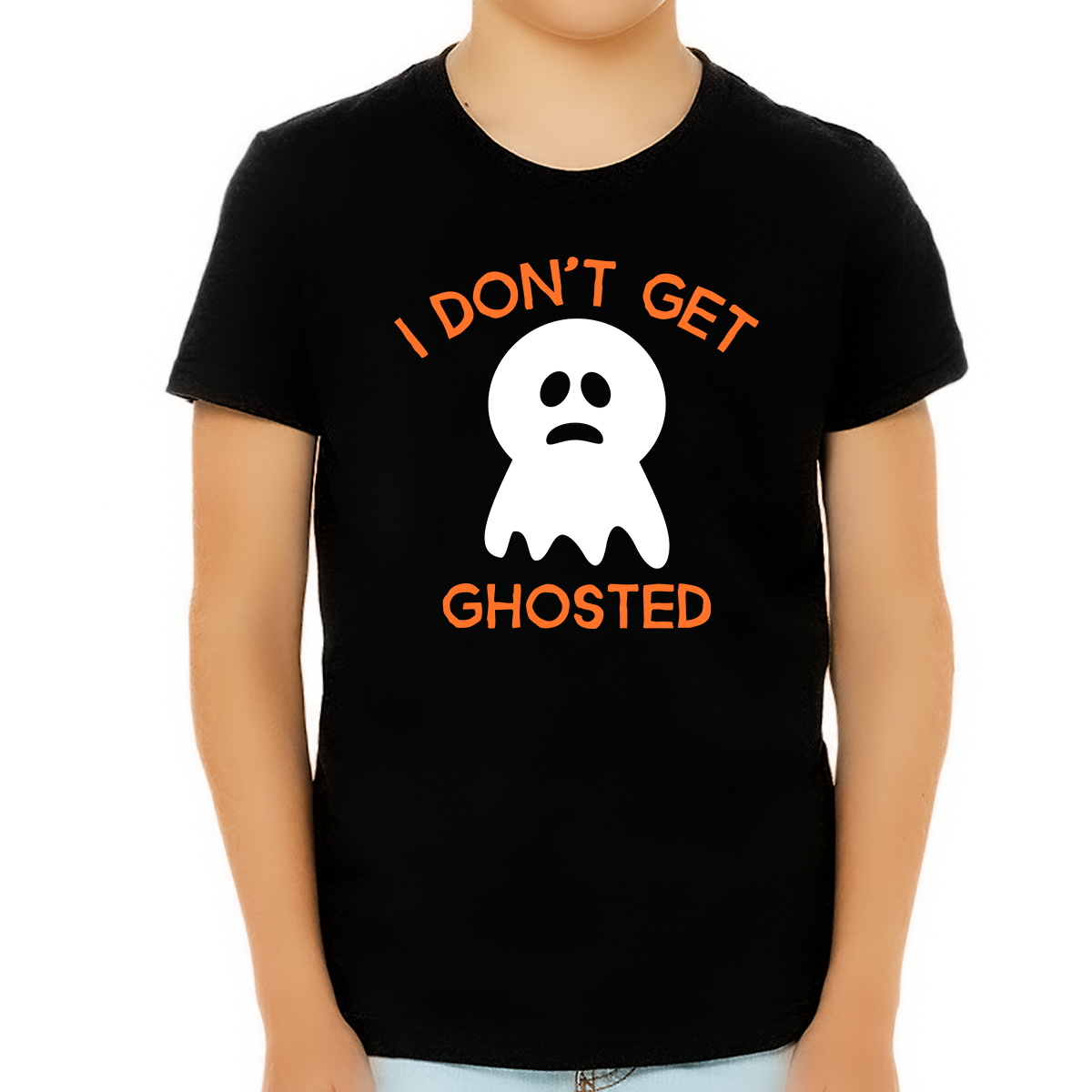 Funny Ghost Shirt Halloween Tshirts Boys Halloween Tops Ghost Boys Halloween Shirt Kids Halloween Shirt