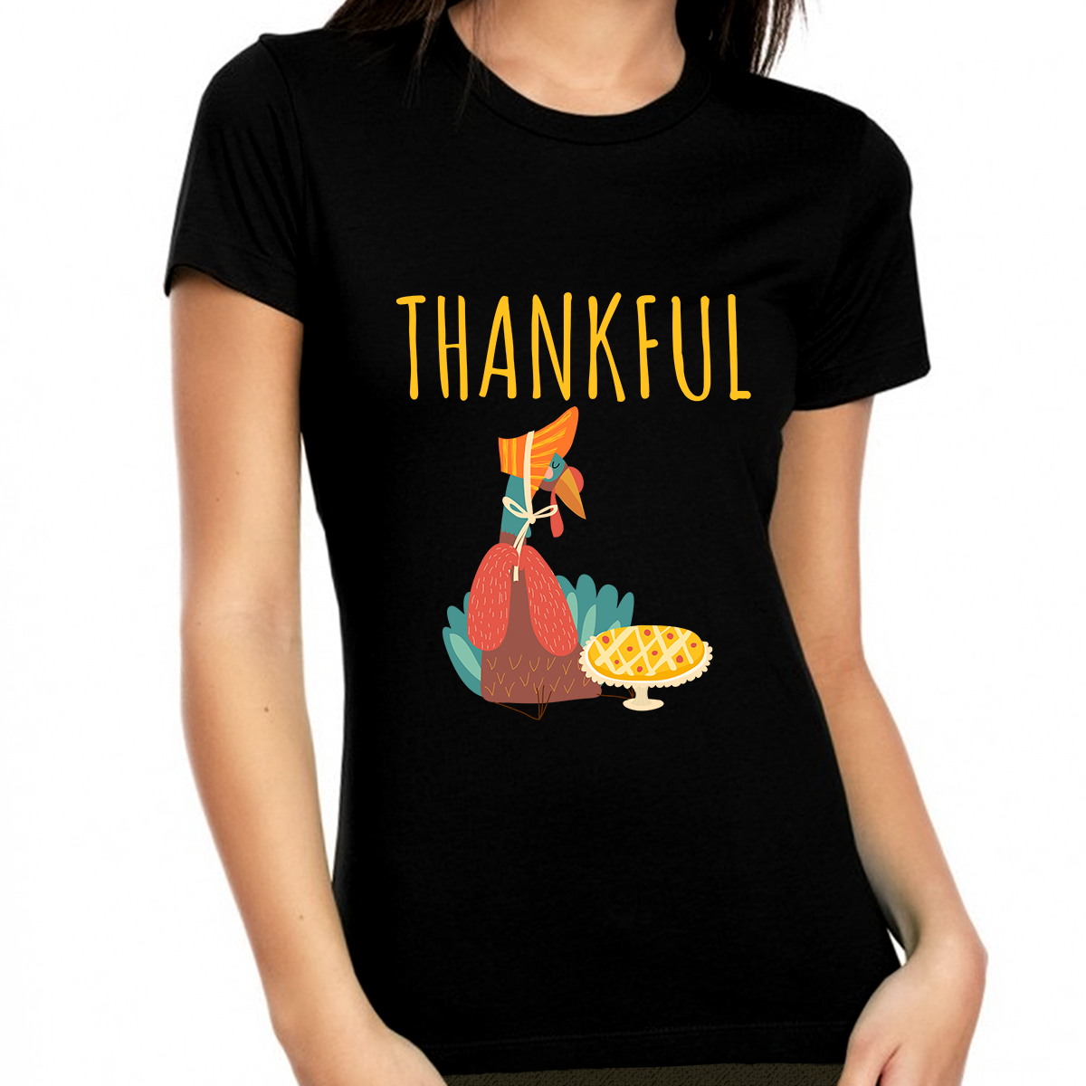 Funny Thanksgiving Shirt Turkey Shirt Thanksgiving Gifts Cute Fall Shirts Women Thankful Shirts for Women