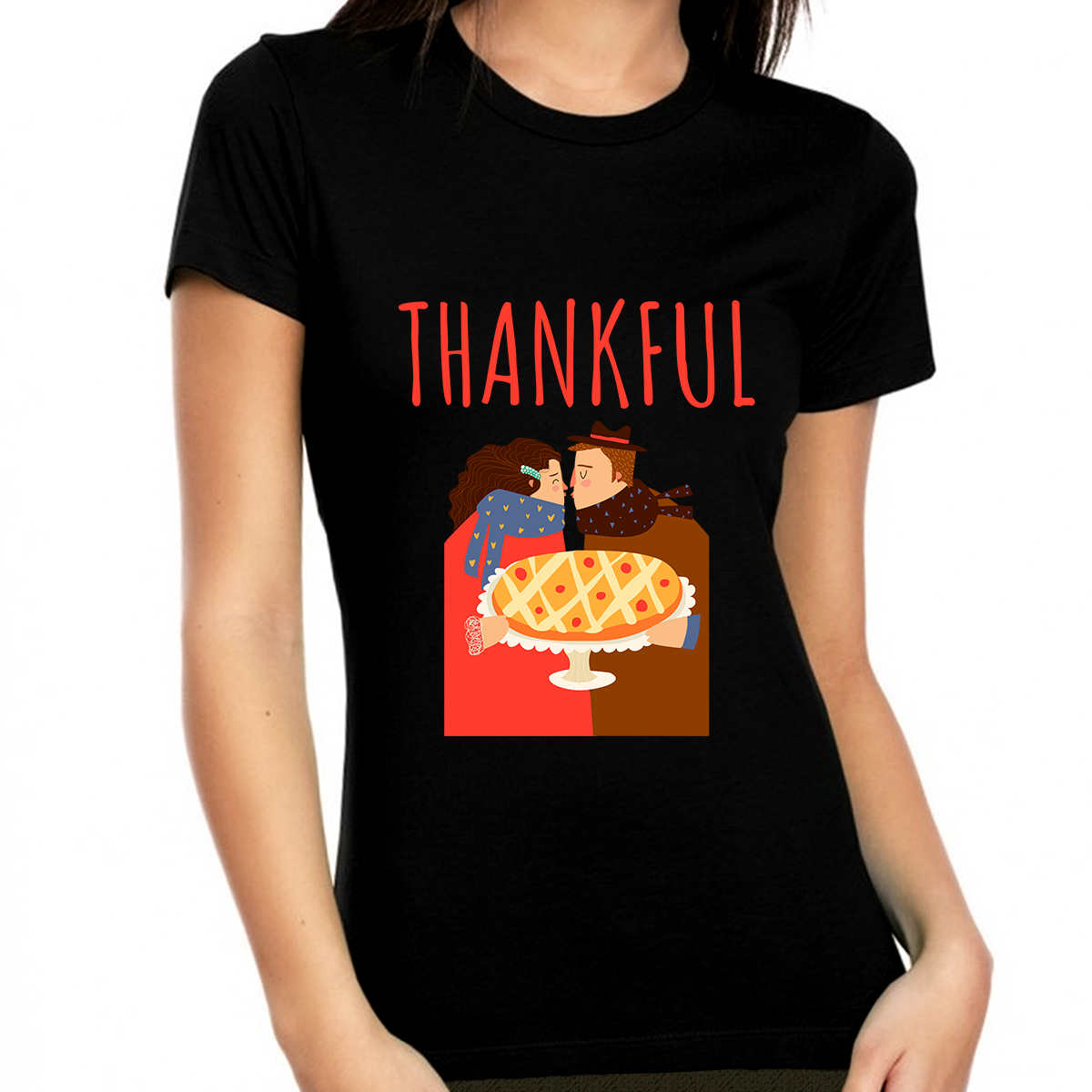 Thanksgiving Shirts for Women Cute Thankful Shirts for Women Cute Fall Shirts Womens Thanksgiving Shirt