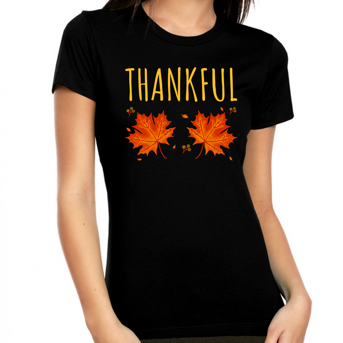 Fall Tops for Women Thanksgiving Gifts Fall Clothes for Women Thanksgiving Shirt Thankful Shirts for Women