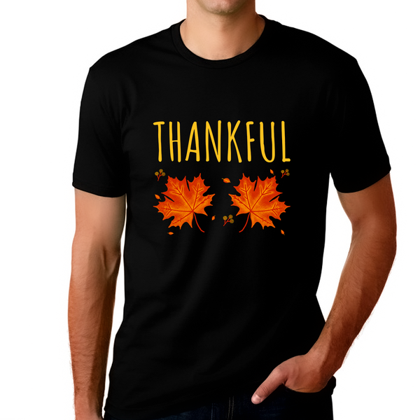 Fall Shirts for Men Thanksgiving Gifts Fall Clothes for Men Thanksgiving Shirt Thankful Shirts for Men