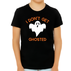 Cute Ghost Halloween Shirt Boys I Don't Get Ghosted Halloween Tshirts Boys Kids Halloween Shirt