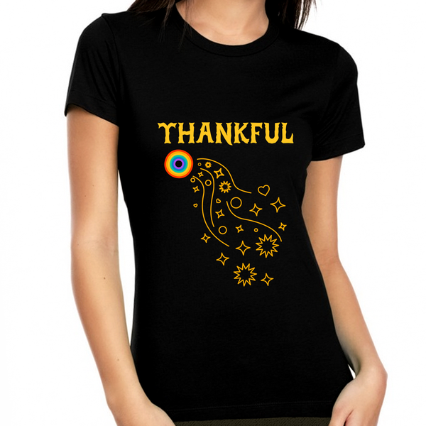 Womens Thanksgiving Shirt Fall Shirt Funny Thanksgiving Shirts Fall Shirts Women Thankful Shirts for Women