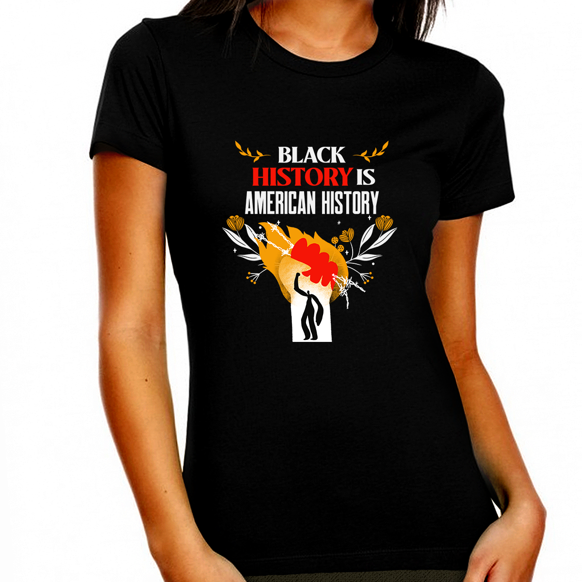 Juneteenth T-shirt for Women Freedom Day Womens Black Pride Melanin Tee