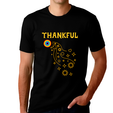 Mens Thanksgiving Shirt Fall Shirt Funny Thanksgiving Shirts Fall Shirts Men Thankful Shirts for Men