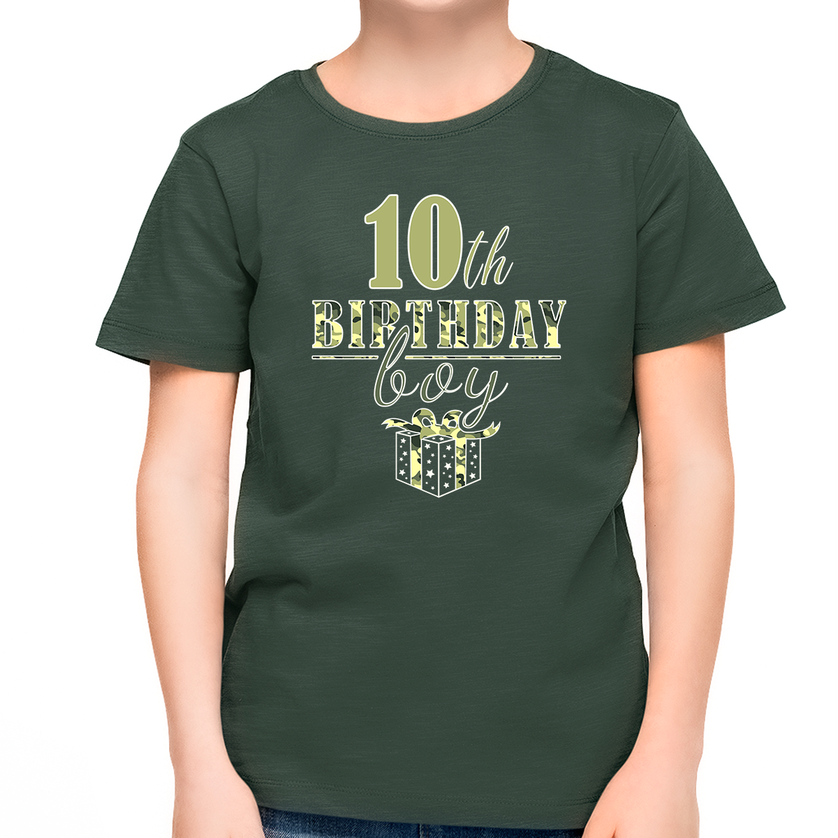 10th Birthday Shirt Boys Birthday Outfit Boy 10 Year Old Boy Birthday Shirt Army Camo Birthday Boy Shirt