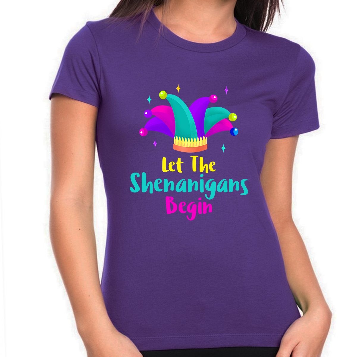 Cute Mardi Gras Shirts for Women Funny Let The Shenanigans Begin Mardi Gras Outfit for Women New Orleans