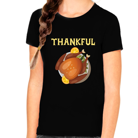 Funny Thanksgiving Shirts for Girls Thanksgiving Outfit Cute Kids Thanksgiving Shirt Family Dinner Shirt